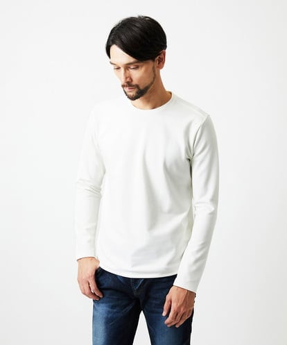 MNKAF65150 MICHEL KLEIN HOMME クルーネック長袖カットソー