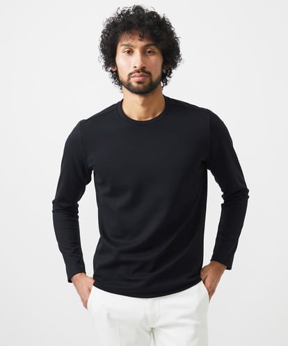 MNKAF65150 MICHEL KLEIN HOMME クルーネック長袖カットソー