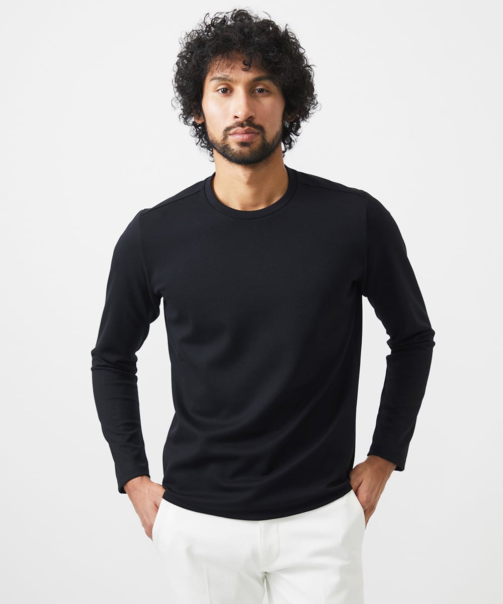 MNKAF65150 MICHEL KLEIN HOMME クルーネック長袖カットソー