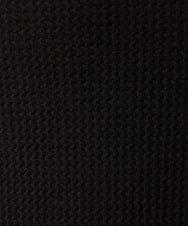 MNKAF66200 MICHEL KLEIN HOMME(ミッシェルクラン オム) ウェーブジャージクルーネック長袖カットソー ブラック