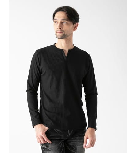 MNKAF69190 MICHEL KLEIN HOMME メイストレッチリブカットソー