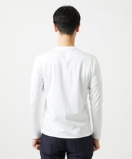 MNKAI51150 MICHEL KLEIN HOMME(ミッシェルクラン オム) クルーネック長袖カットソー ホワイト
