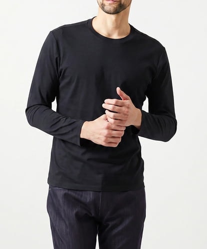 MNKAI51150 MICHEL KLEIN HOMME クルーネック長袖カットソー