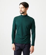 MNKAI57180 MICHEL KLEIN HOMME(ミッシェルクラン オム) ジャージモックネックカットソー グリーン