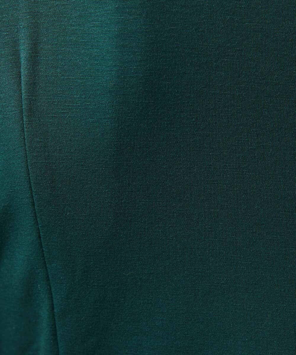 MNKAI57180 MICHEL KLEIN HOMME(ミッシェルクラン オム) ジャージモックネックカットソー グリーン