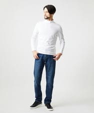 MNKAI61150 MICHEL KLEIN HOMME(ミッシェルクラン オム) モックネック長袖カットソー ホワイト