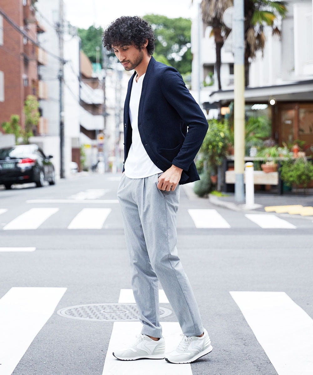 MNKAS30270 MICHEL KLEIN HOMME(ミッシェルクラン オム) カーディガンジャケット ネイビー(57)