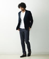 MNKAS30270 MICHEL KLEIN HOMME(ミッシェルクラン オム) カーディガンジャケット ネイビー(57)