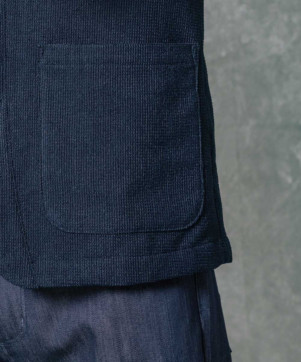 MNKAS30270 MICHEL KLEIN HOMME(ミッシェルクラン オム) カーディガンジャケット ネイビー(57)