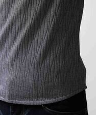 MNKAV06130 MICHEL KLEIN HOMME(ミッシェルクラン オム) 《日本製》オリジナルボタニカル柄カットソー グレー(92)