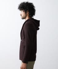 MNKAV34270 MICHEL KLEIN HOMME(ミッシェルクラン オム) ヘリンボンパーカー ブラウン