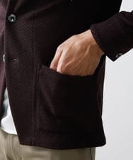 MNKAV34270 MICHEL KLEIN HOMME(ミッシェルクラン オム) ヘリンボンパーカー ブラウン