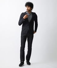 MNKAV34270 MICHEL KLEIN HOMME(ミッシェルクラン オム) ヘリンボンパーカー ブラック