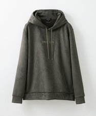 MNKAV41220 MICHEL KLEIN HOMME(ミッシェルクラン オム) スエードプルオーバーパーカー カーキ(36)