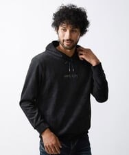 MNKAV41220 MICHEL KLEIN HOMME(ミッシェルクラン オム) スエードプルオーバーパーカー ブラック(94)