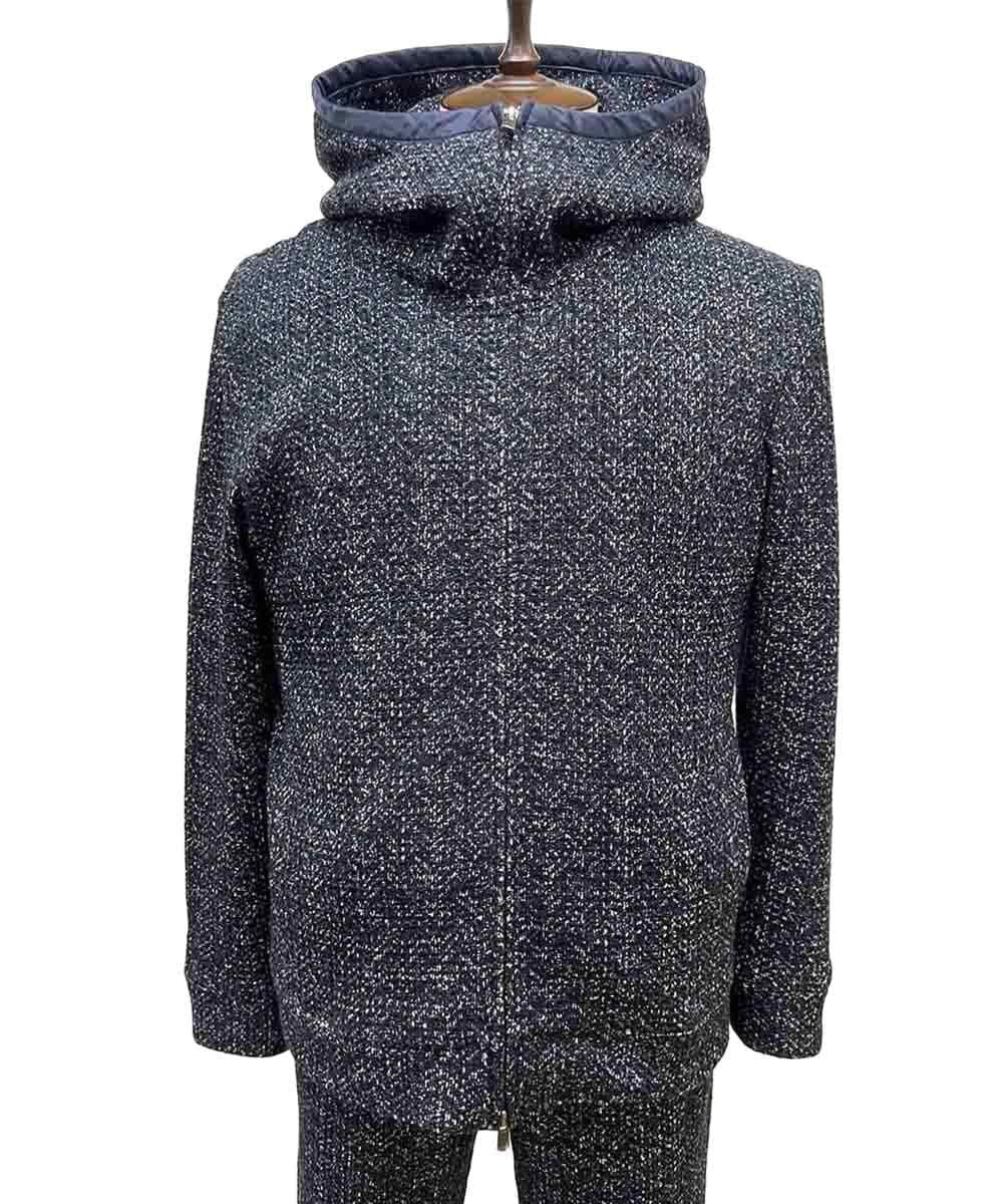 MNKAV47250 MICHEL KLEIN HOMME(ミッシェルクラン オム) フリースパーカー ネイビー(57)