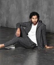 MNKAV47250 MICHEL KLEIN HOMME(ミッシェルクラン オム) フリースパーカー ブラック(94)