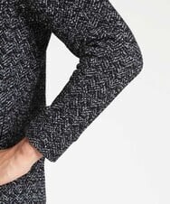 MNKAV47250 MICHEL KLEIN HOMME(ミッシェルクラン オム) フリースパーカー ブラック(94)