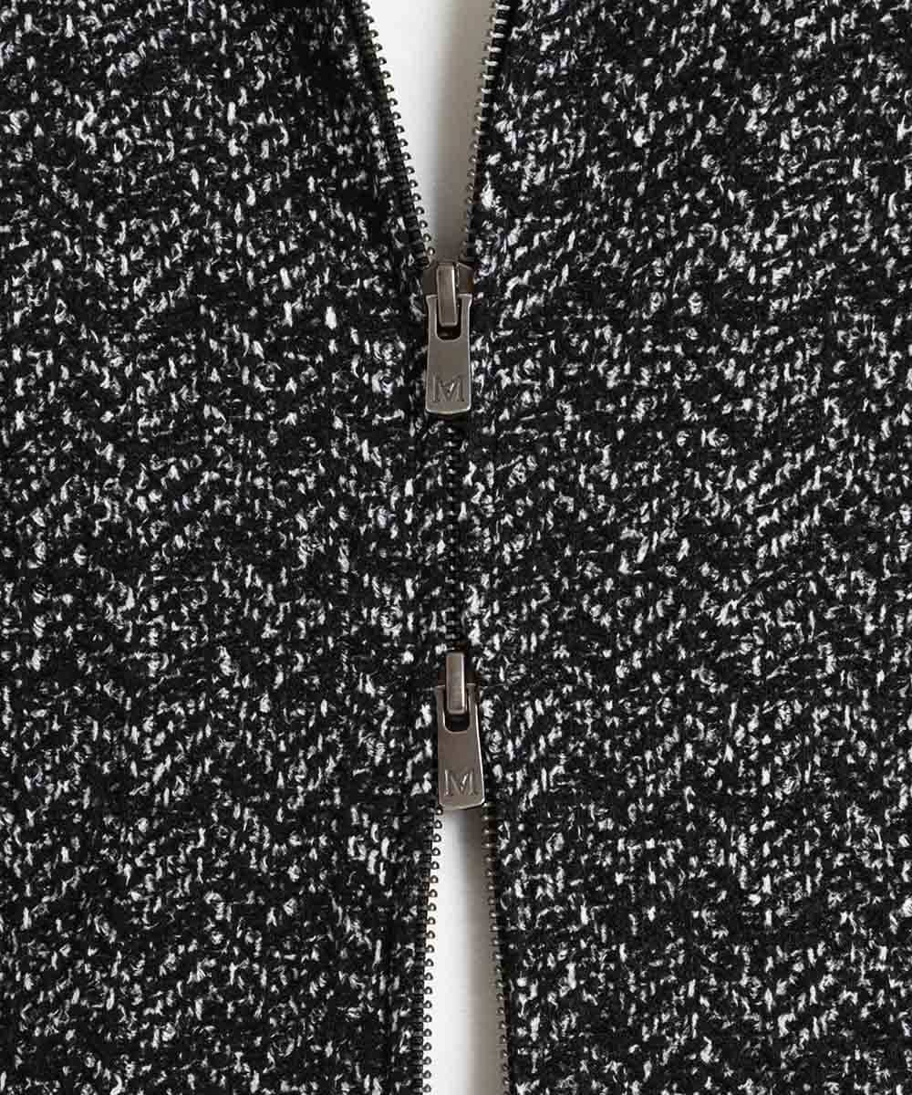 MNKAV47250 MICHEL KLEIN HOMME(ミッシェルクラン オム) フリースパーカー ブラック(94)