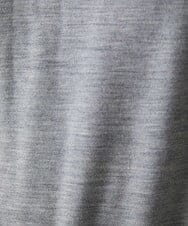MNKCA60250 MICHEL KLEIN HOMME(ミッシェルクラン オム) 《日本製》スムースモックネック長袖カットソー ライトグレー