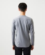 MNKCD52190 MICHEL KLEIN HOMME(ミッシェルクラン オム) 《日本製》バイアスチェック柄Vネックカットソー グレー