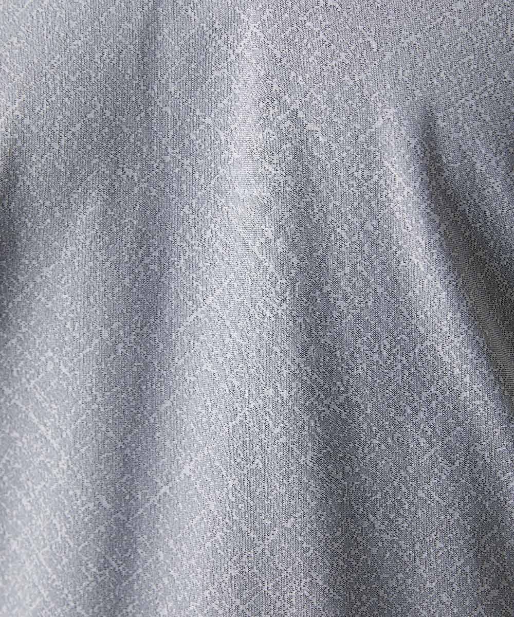 MNKCD52190 MICHEL KLEIN HOMME(ミッシェルクラン オム) 《日本製》バイアスチェック柄Vネックカットソー グレー