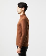 MNKCD68250 MICHEL KLEIN HOMME(ミッシェルクラン オム) 《日本製》スムースモックネック長袖カットソー ベージュ
