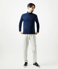 MNKCG68250 MICHEL KLEIN HOMME(ミッシェルクラン オム) 《日本製》スムースモックネックカットソー ブルー