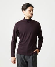 MNKCG68250 MICHEL KLEIN HOMME(ミッシェルクラン オム) 《日本製》スムースモックネックカットソー パープル