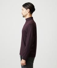 MNKCG68250 MICHEL KLEIN HOMME(ミッシェルクラン オム) 《日本製》スムースモックネックカットソー パープル