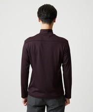 MNKCG68250 MICHEL KLEIN HOMME(ミッシェルクラン オム) 《日本製》スムースモックネックカットソー パープル
