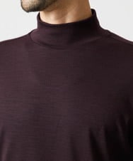 MNKCG68250 MICHEL KLEIN HOMME(ミッシェルクラン オム) 《日本製》スムースモックネックカットソー パープル