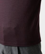 MNKCG68250 MICHEL KLEIN HOMME(ミッシェルクラン オム) 《日本製》スムースモックネックカットソー パープル