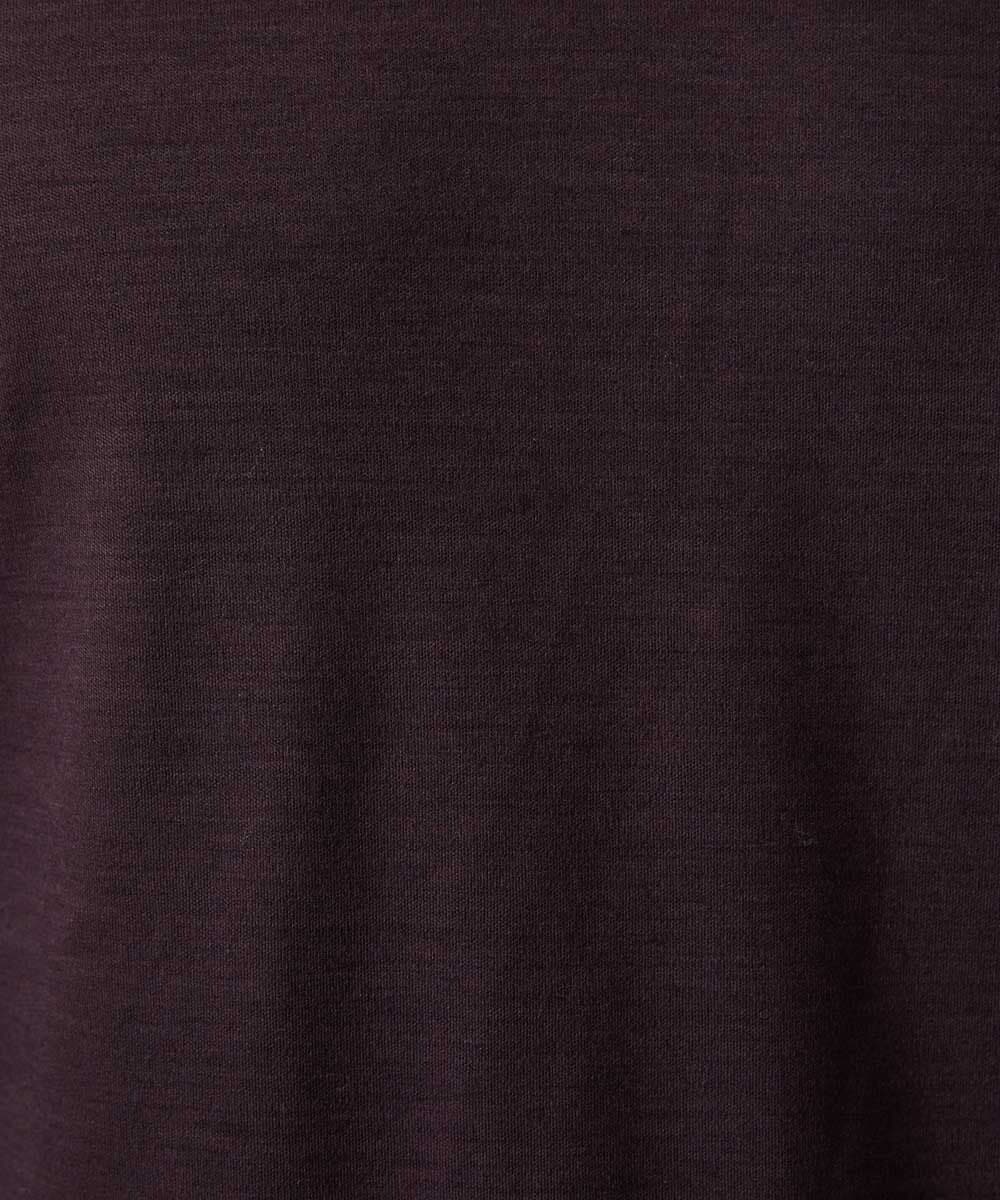 MNKCG68250 MICHEL KLEIN HOMME(ミッシェルクラン オム) 《日本製》スムースモックネックカットソー パープル
