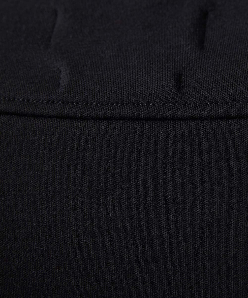 MNKCG68250 MICHEL KLEIN HOMME(ミッシェルクラン オム) 《日本製》スムースモックネックカットソー ブラック