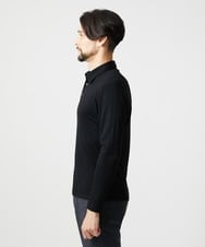 MNKCG69290 MICHEL KLEIN HOMME(ミッシェルクラン オム) 《日本製》スムースポロシャツカットソー ブラック