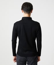 MNKCG69290 MICHEL KLEIN HOMME(ミッシェルクラン オム) 《日本製》スムースポロシャツカットソー ブラック