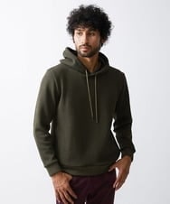 MNKCV42250 MICHEL KLEIN HOMME(ミッシェルクラン オム) ダブルフェイスプルオーバーパーカー カーキ(36)