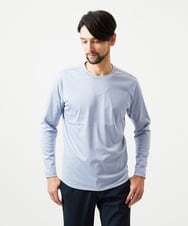 MNKDF51150 MICHEL KLEIN HOMME(ミッシェルクラン オム) クルーネックカットソー ライトブルー