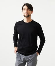 MNKDF51150 MICHEL KLEIN HOMME(ミッシェルクラン オム) クルーネックカットソー ブラック