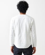 MNKDX01150 MICHEL KLEIN HOMME(ミッシェルクラン オム) 《日本製》ダイヤ柄カットソー ホワイト(90)
