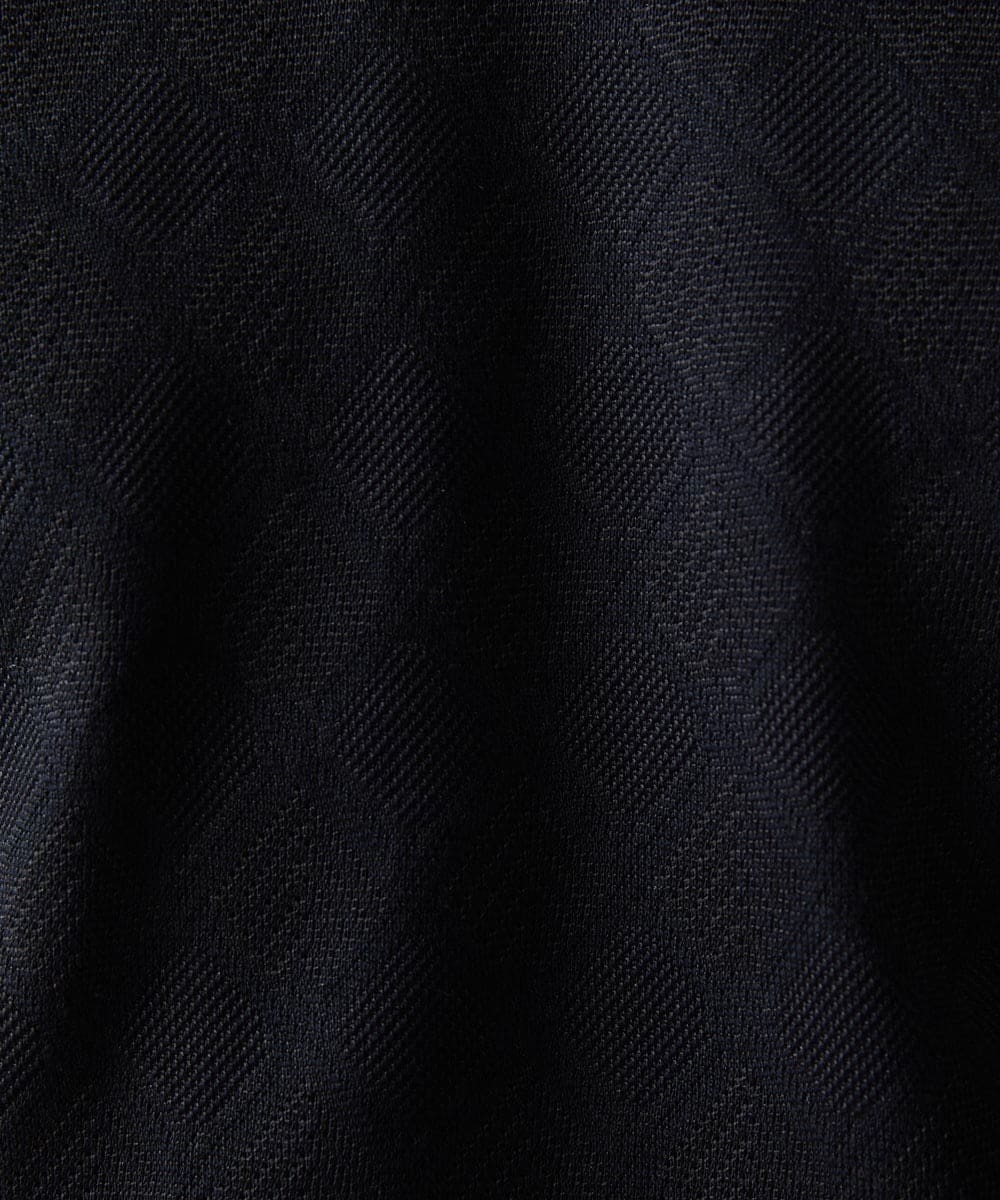 MNKDX01150 MICHEL KLEIN HOMME(ミッシェルクラン オム) 《日本製》ダイヤ柄カットソー ブラック(94)