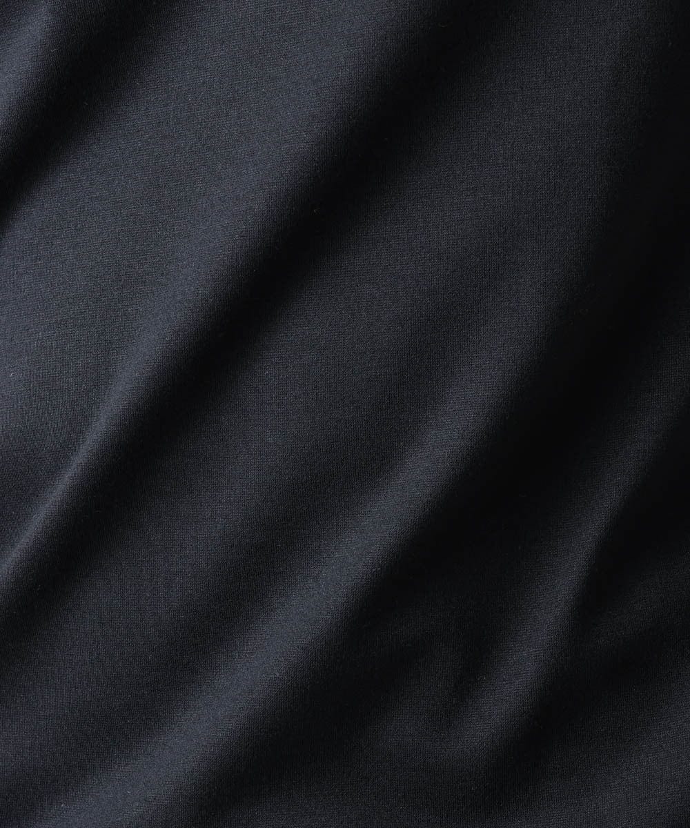 MNKDX62130 MICHEL KLEIN HOMME(ミッシェルクラン オム) ダブルフェイスクルーネックカットソー ブラック(94)