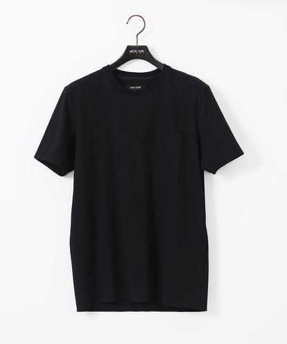 MNKGC53150 MICHEL KLEIN HOMME 《日本製》胸ポケット付きクルーネック半袖カットソー