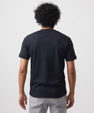 MNKGC54150 MICHEL KLEIN HOMME(ミッシェルクラン オム) 《日本製》キーネック半袖カットソー ブラック