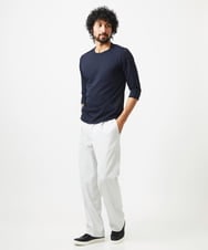 MNKGC64160 MICHEL KLEIN HOMME(ミッシェルクラン オム) 《日本製》七分袖カットソー ネイビー