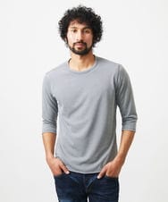 MNKGC64160 MICHEL KLEIN HOMME(ミッシェルクラン オム) 《日本製》七分袖カットソー グレー