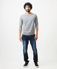 MNKGC64160 MICHEL KLEIN HOMME(ミッシェルクラン オム) 《日本製》七分袖カットソー グレー