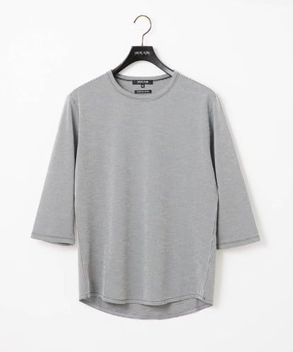 MNKGC64160 MICHEL KLEIN HOMME 《日本製》七分袖カットソー
