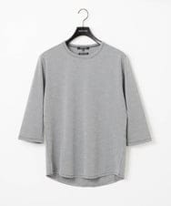 MNKGC64160 MICHEL KLEIN HOMME(ミッシェルクラン オム) 《日本製》七分袖カットソー グレー